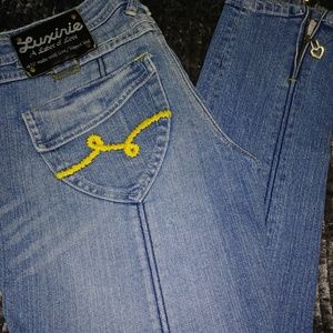 Luxirie Vintage low rise skinny